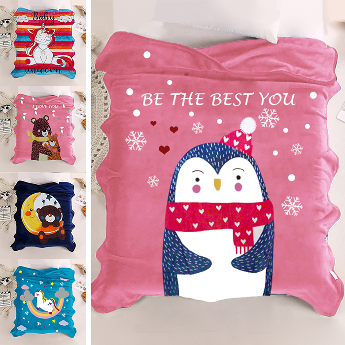 Selimut Bulu Karakter / Selimut Bulu Tebal / Selimut Bulu Halus / Selimut Bulu Karakter Ukuran 100x1