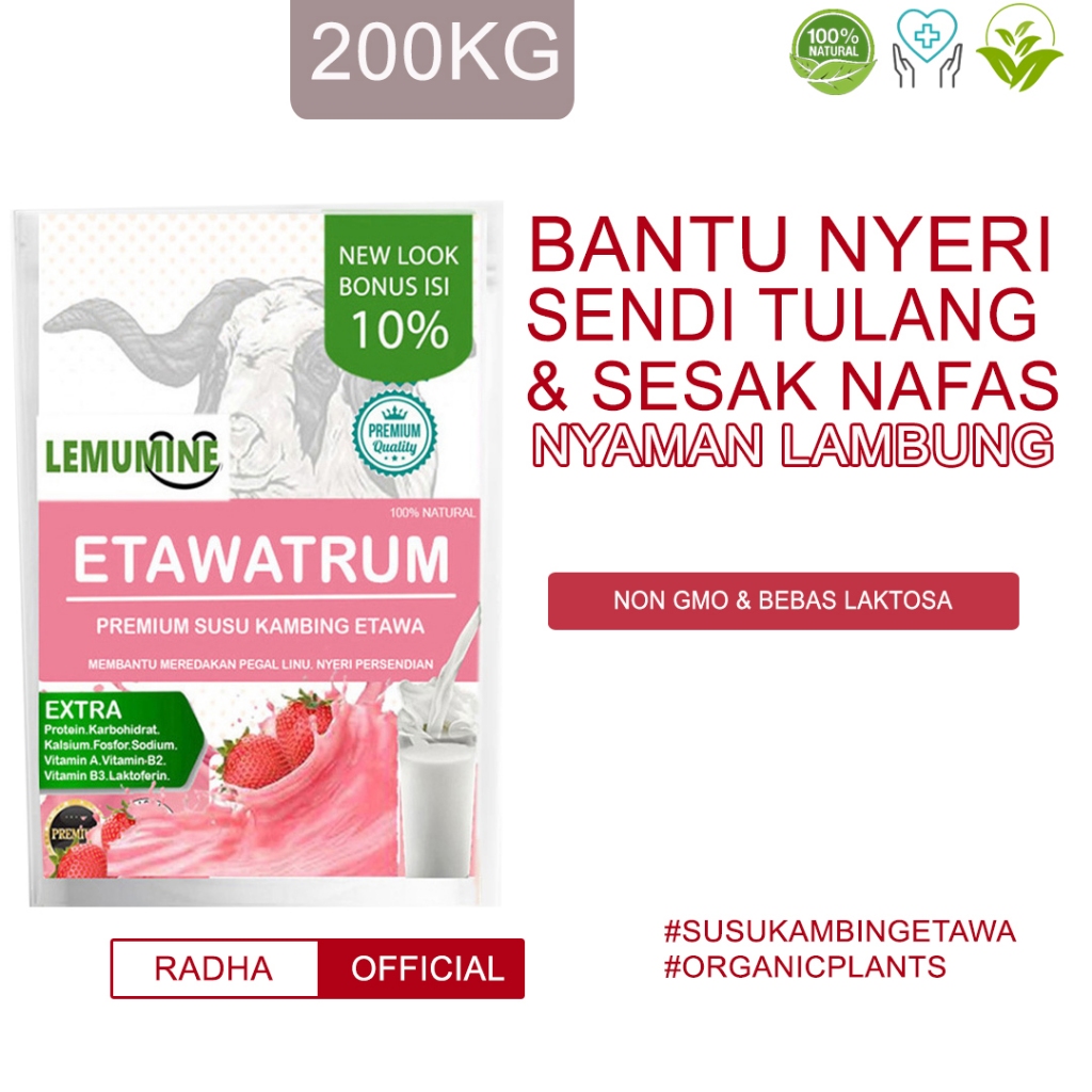 

Susu Kambing Murni Untuk Tulang Dan Sendi Orang Tua Susu Etawa Kambing Etawa Bubuk Murni 1kg Untuk Paru Susu Kambing Etawa Colustrum Susu Tulang Etawa etawalin susu asam urat ternak syams susu kambing etawalin original 100% Lemumine