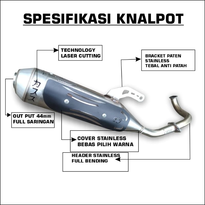 KNALPOT JPN STD RACING