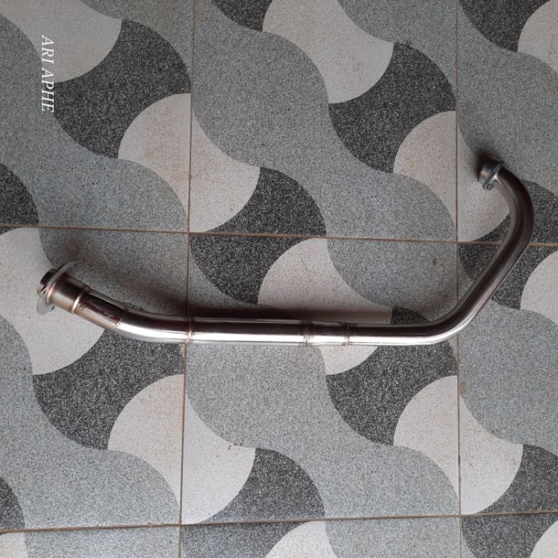 pipa leher header knalpot standar satria fu 150 karbu by CLD original