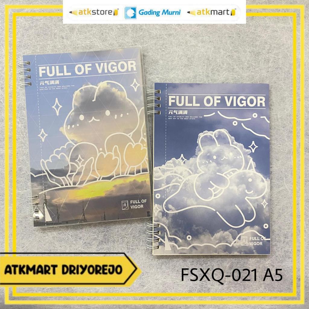 

WENGU BUKU SPIRAL A5 FSXQ-021 60LBR - NOTEBOOK - BUKU CATATN