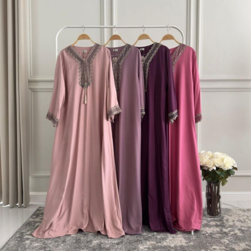 KAFTAN/ABAYA/ABAYATURKI/ LONG KAFTAN ANTI GERAH ORIGINAL BY HD.ID