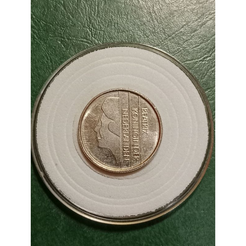 Koin Nederland Beatrix 10 cent tahun 1984 kecil