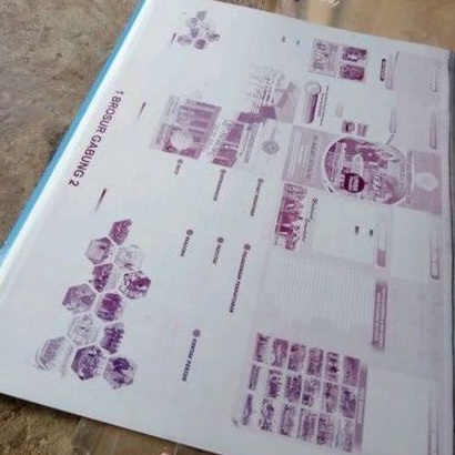 Seng Alumunium Plat Bekas Percetakan Koran Ready Bandung ART T1V8