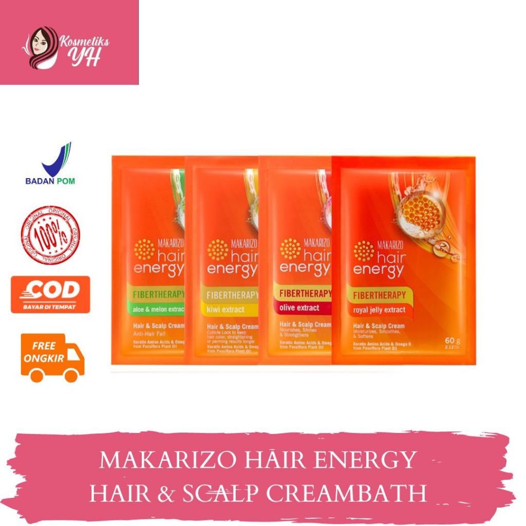 MAKARIZO HAIR ENERGY ATAU MAKARIZO HAIR MASK DAN HAIR MASK MAKARIZO HAIR TREATMENT
