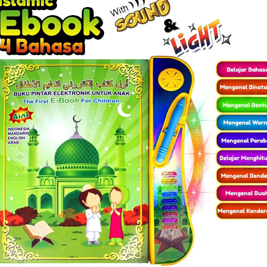 Hemat EBOOK Ipad Playpad Apple Quran Mainan Anak Buku Pintar Belajar Membaca Quran Muslim Islam 4 Ba