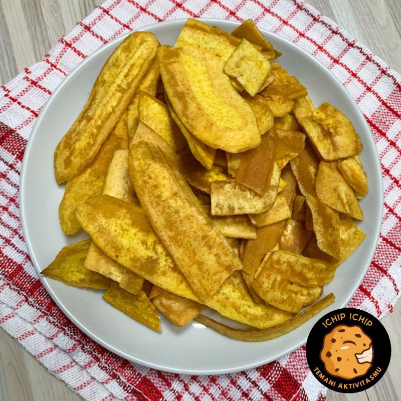 

SNACK KILOAN PREMIUM MURAH KERIPIK PISANG [ICHIP ICHIP] 250 GRAM