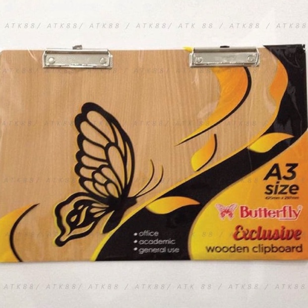 

Best produk Papan dada a 3 butterfly kayu TMJ
