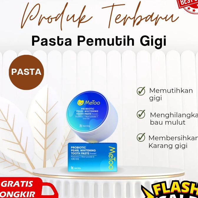 Tawaran METOO PEMBERSIH GIGI PEMUTIH GIGI PENGHILANG BAU MULUT PEMBERSIH KARANG GIGI ORI