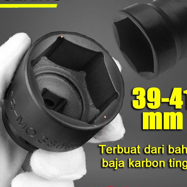 Grosir MATA KUNCI SOK CVT 39 X 41 Pendek Mata Kunci Shock Impact  Impact Socket kunci shock 39 41 cv