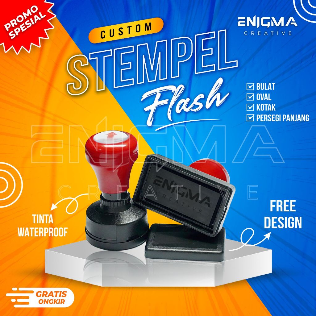 

Stempel Flash Otomatis Custom / Stempel Pemerintahan Perusahaan Logo Nama Tanda Tangan Lunas / Stempel Penilaian Guru Legalisir