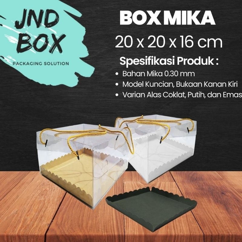 

Box Mika Doskue 20 x 20 x 16 cm (Min Order 2 Pcs)