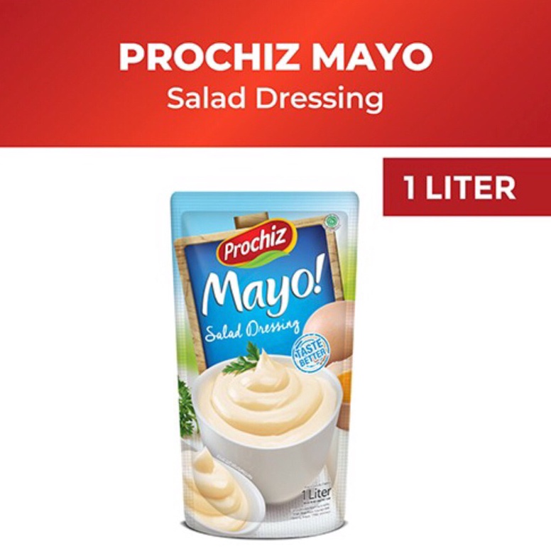 

Hot Sale Prochiz Mayo Salad Dressing Mayones Mayonnaise 1 liter EJJ