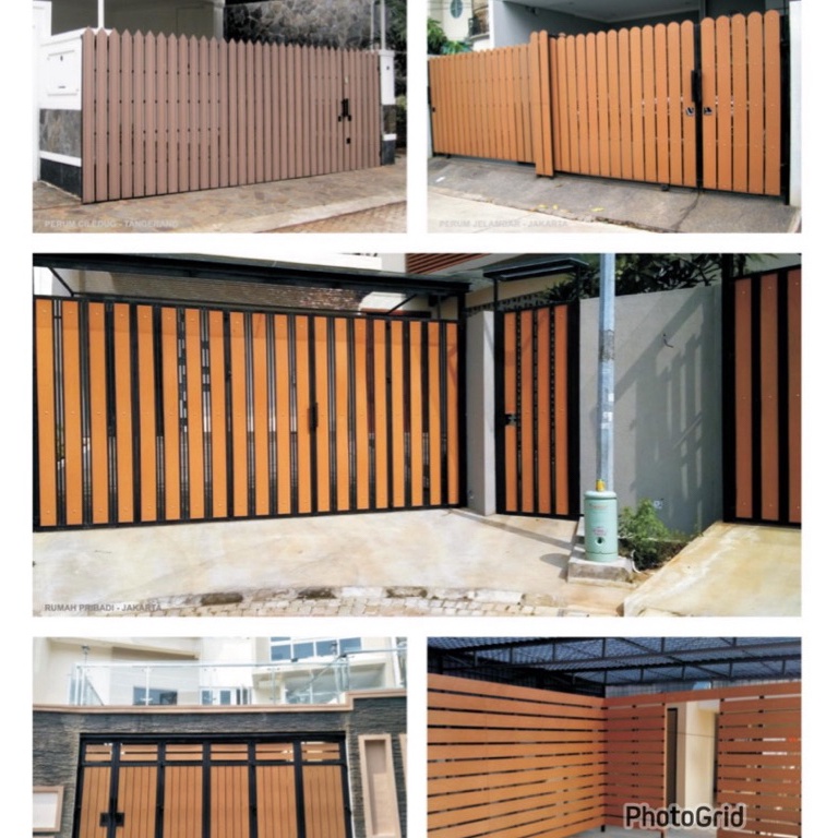 ART X93G Pagar WPC outdoor pagar wpc kayu asri