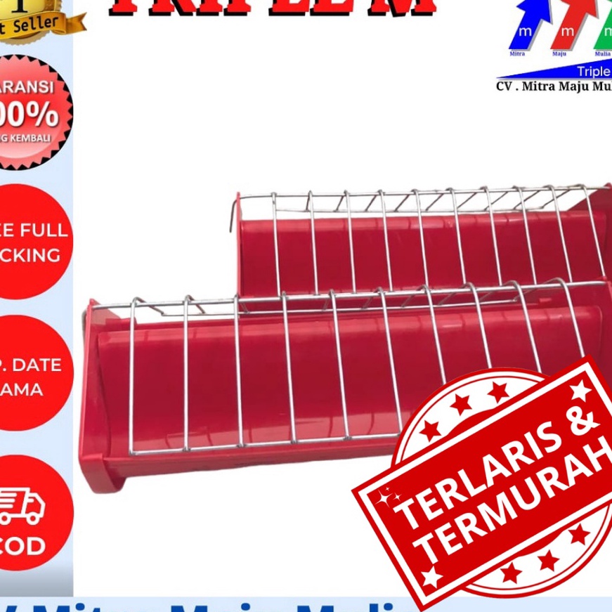 Langka DOC FEEDER Tempat Pakan Ransum Ayam MEDION