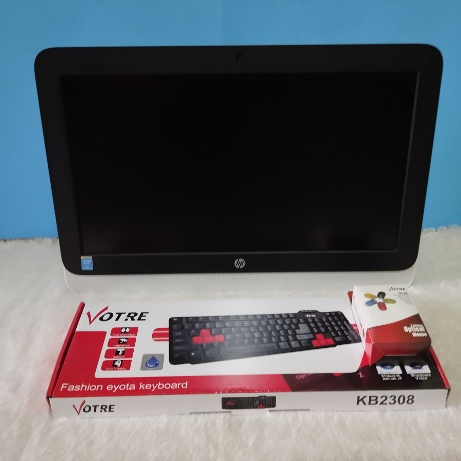 Komputer All in One HP Core i5 Gen 4 With Radeon R5 Slim Hemat Listrik Bergaransi