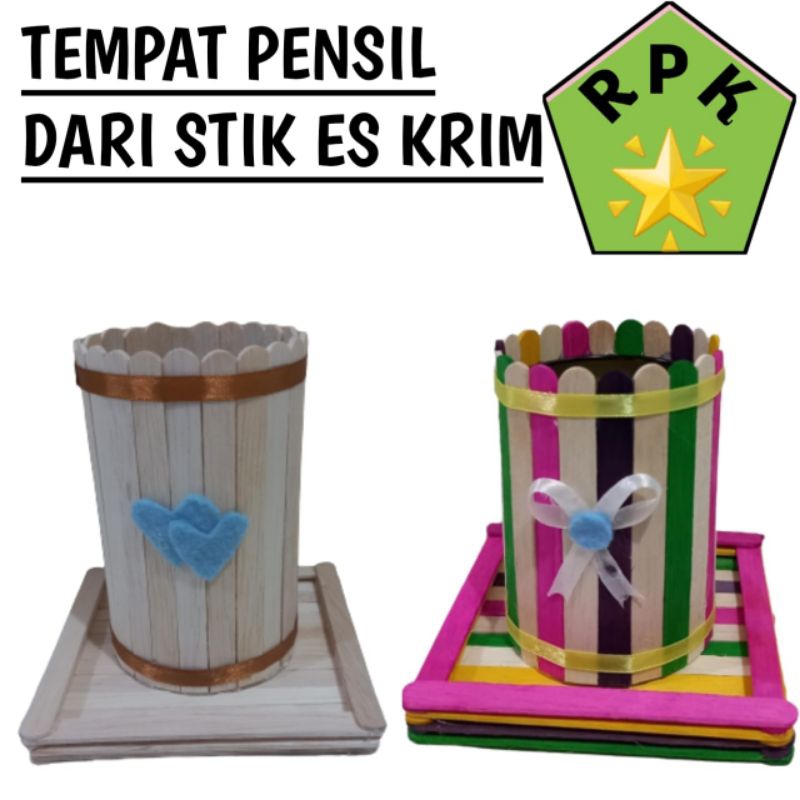 

Tempat Pensil Stik es krim