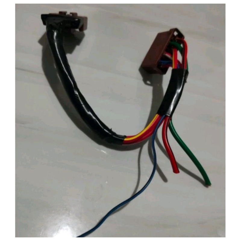 soket socket konektor spull acg starter stater ecm ecu kiprok kiprox rectifire pin 7 kabel original 