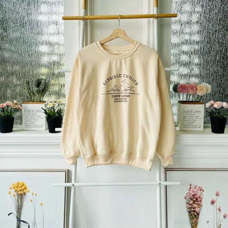 SENSIBLE CHOICE HOODIE SWEATER ATASAN