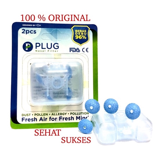 Terbatas PLUG NASAL FILTER  MASKER HIDUNG