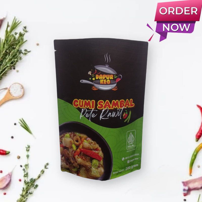

Sambal Cumi Pete Rawit 200g
