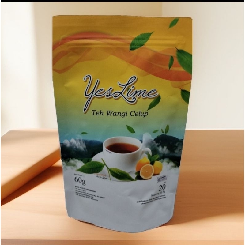 

YESLIME teh wangi celup (BELI 1 GRATIS 1), langsing sehat alami dengan rasa buah persik