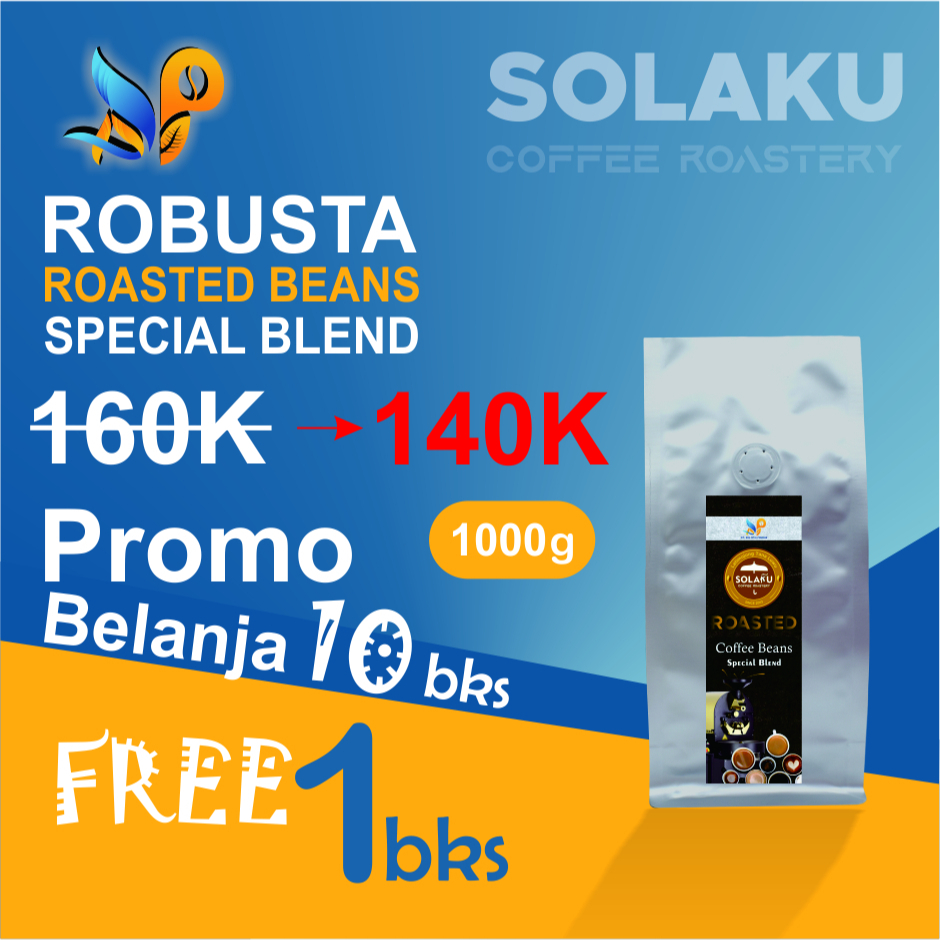 

KOPI SOLAKU | SPECIAL BLEND | PREMIUM | SULAWESI | TANA LUWU | 1kg