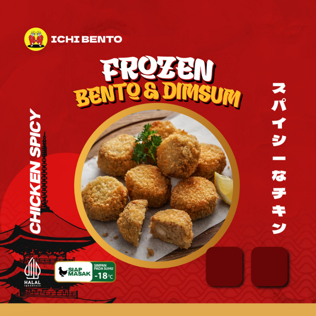 

CHICKEN SPICY ICHI BENTO FROZEN FOOD HALAL