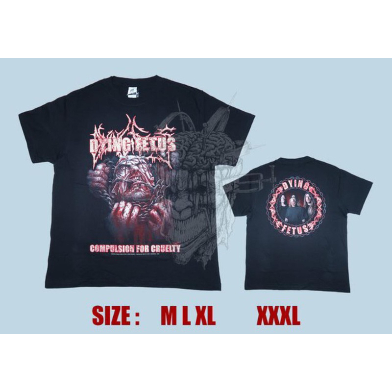 DYING FETUS compulsion for cruelty - TSHIRT ORIGINAL official released By