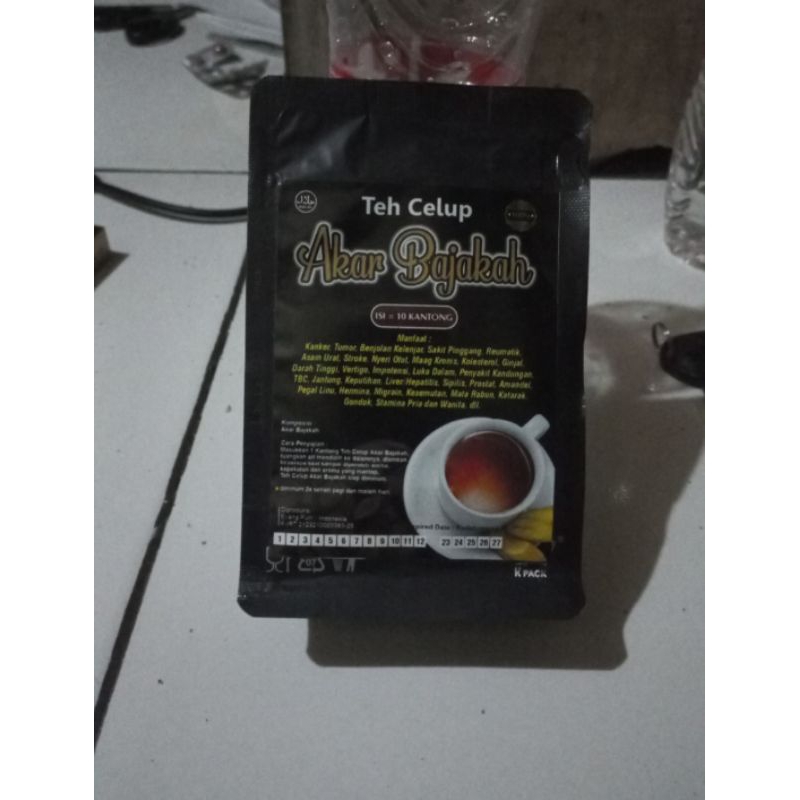

teh celup akar bajalah kalimatan isi 20