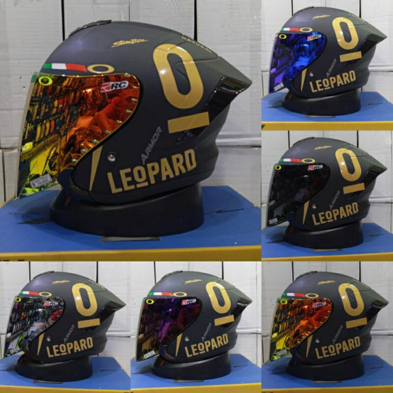 Helm Js Armor Paket Ganteng Leopard