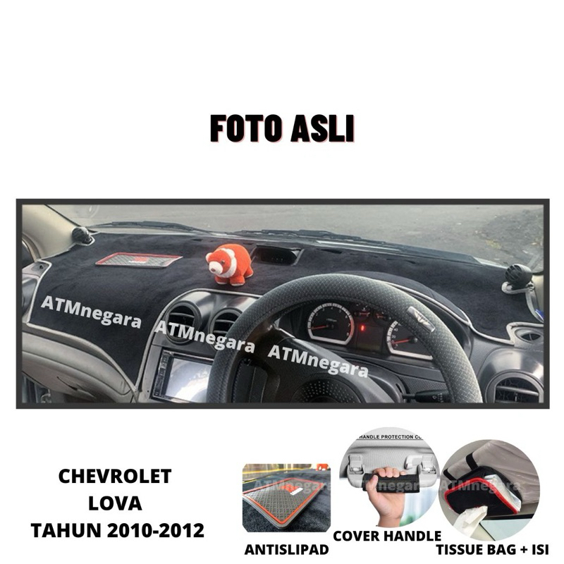 Cover Dashboard Premium Chevrolet Lova Aksesoris Alas Pelindung Dasbor Mobil
