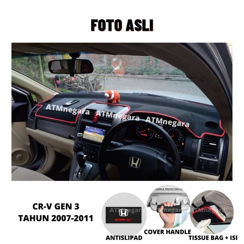 Cover Dashboard Premium CRV GEN 3 Aksesoris Alas Pelindung Dasbor Mobil