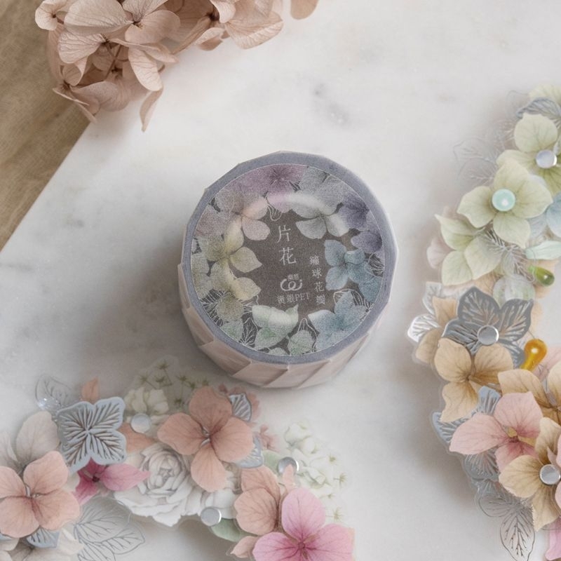 

Loi Design - Hydrangea Petals - 5cm Bronzing Clear (Glossy) PET Tape (FULL ROLL)