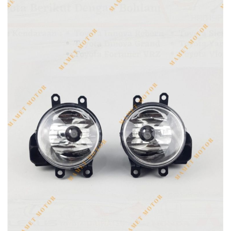Foglamp Fog Lamp Lampu Kabut Innova Inova Reborn Ribon N Fortuner Vrz Original