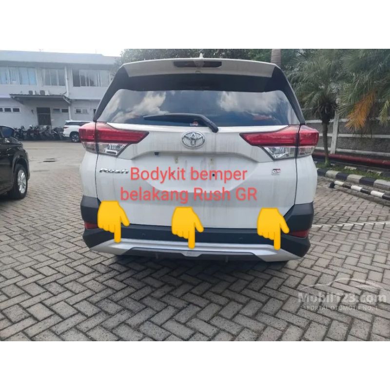 BODY KIT Spoiler Bodykit Bemper belakang all new RUSH GR SPORT original