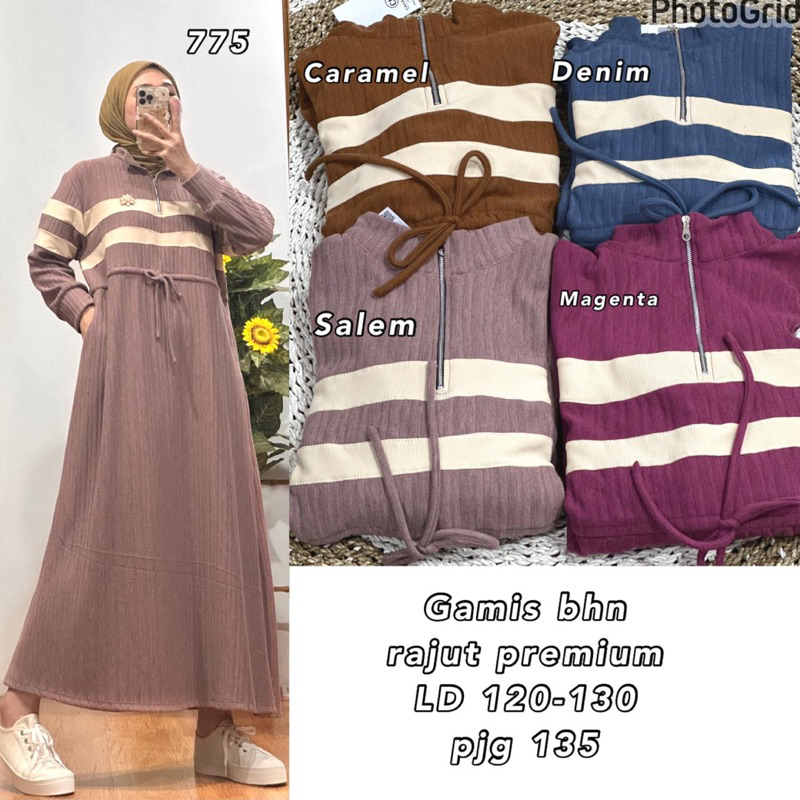 Gamis Rajut premium