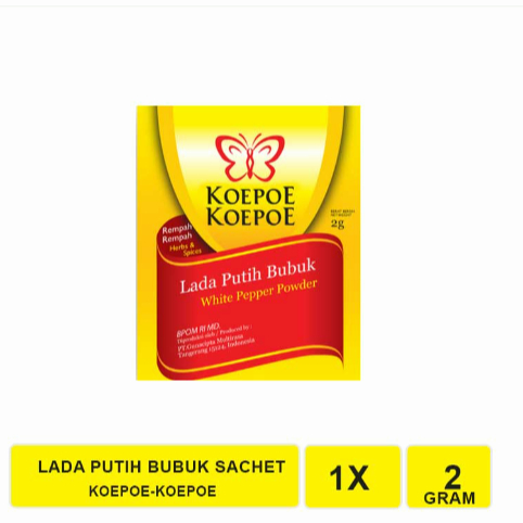 

LADA PUTIH BUBUK SACHET KOEPOE KOEPOE