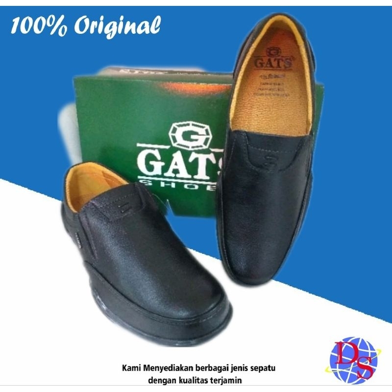 Sepatu Formal Pria Gats GI 7225 Hitam Sepatu Pantofel Pria Sepatu pantofel Kulit Sepatu