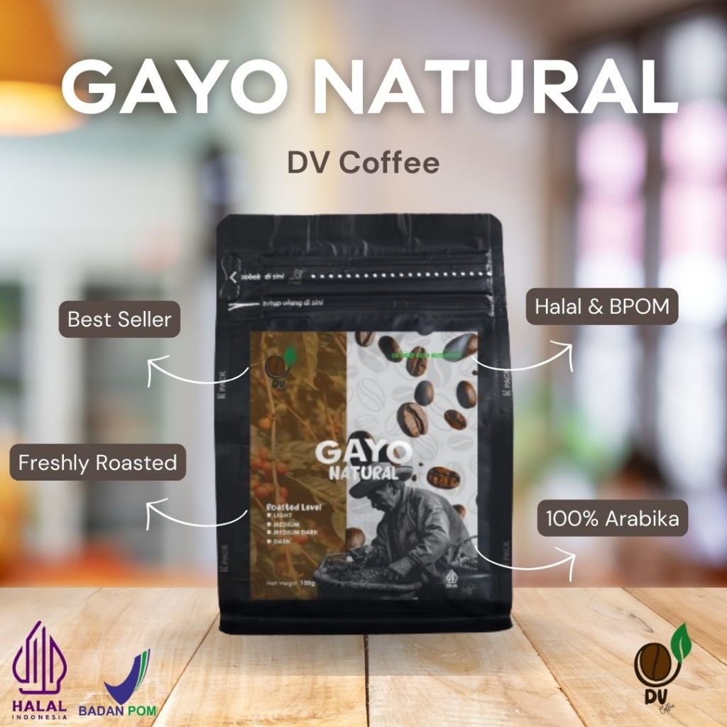 

DV Coffee Gayo Natural - 100 gram