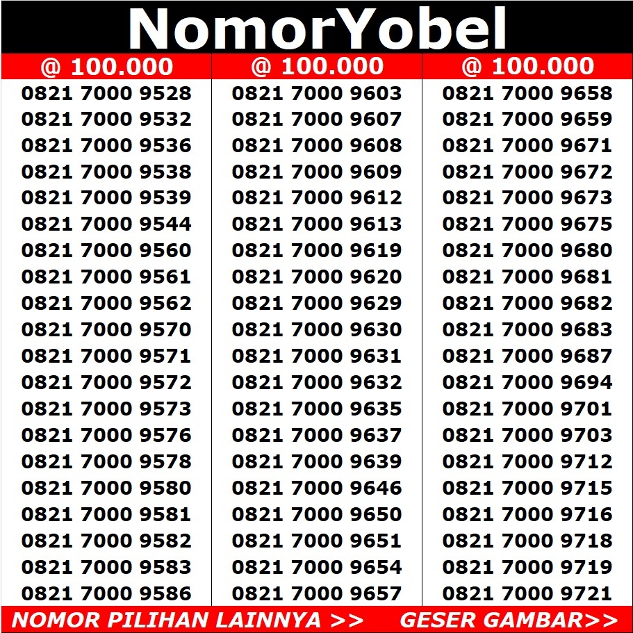 nomor cantik telkomsel simpati 4G 100-12