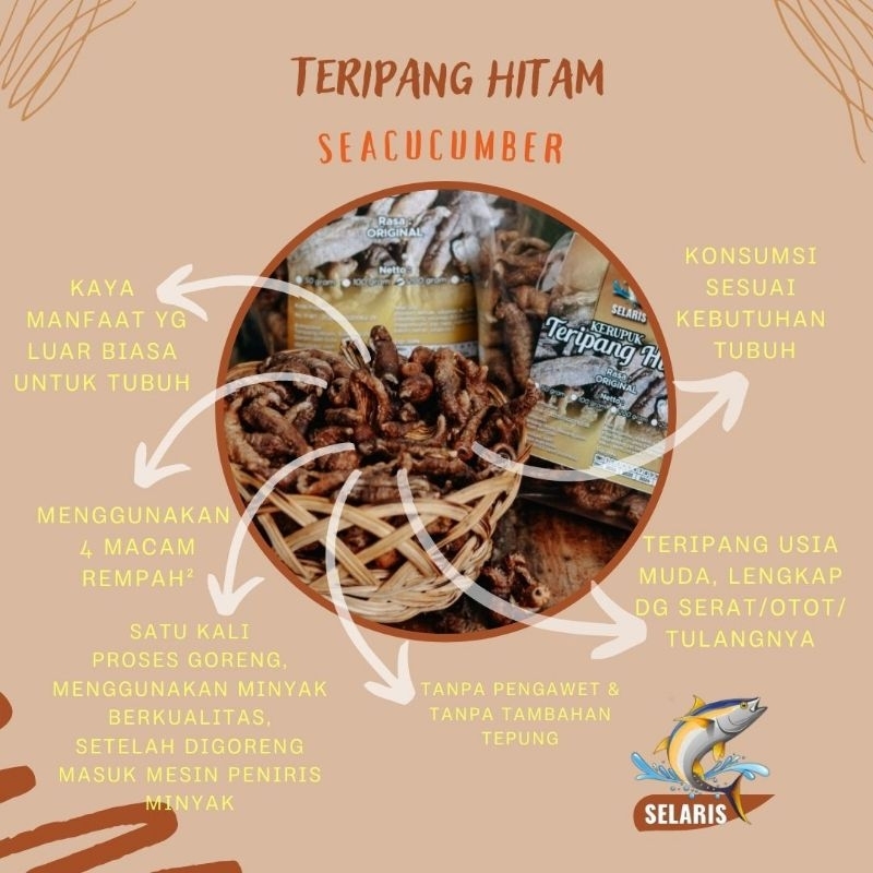

kerupuk teripang seacucumber kualitas premium