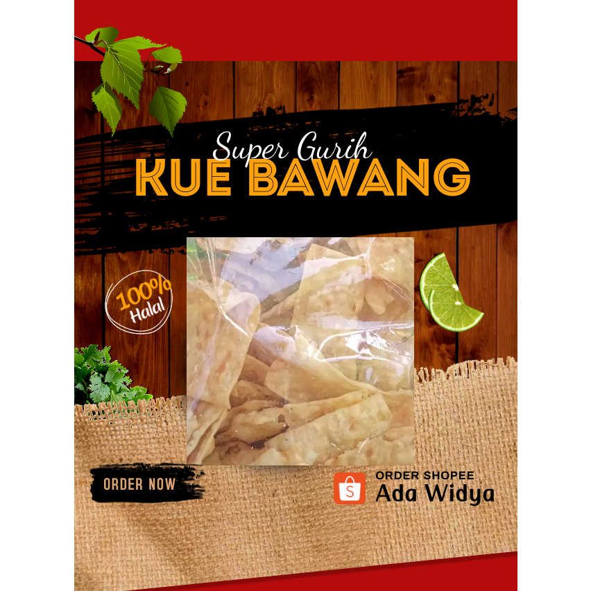 

Kue Bawang Ada Widya Gurih 250 gram