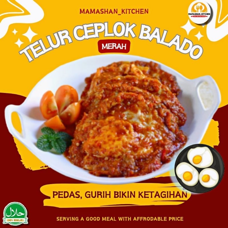 

MENU FAMILY..!! "TELUR CEPLOK BALADO MERAH" 3, 6 & 12 BUTIR