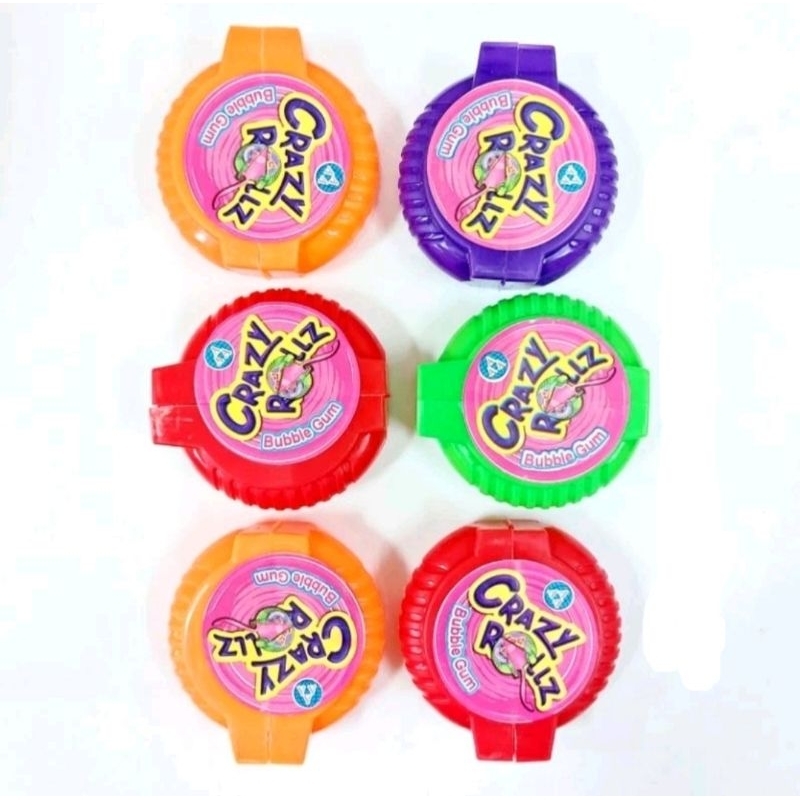 

Permen Karet Crazy Rollz Isi 10 Pcs Bubble Gum Permen Aneka Rasa Candy Crazy Rol Permen Meteran Permen Aneka Rasa Buah Jajanan Musiman
