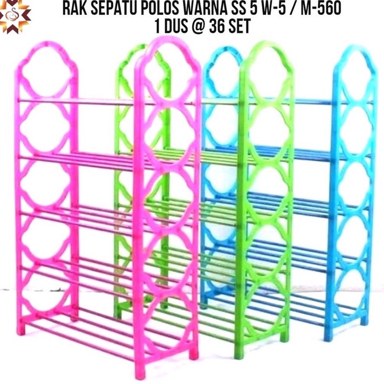 Penjualan Terbanyak RAK SEPATU KING BLACK 4 SUSUN 5 SUSUN Rak Sepatu Aluminium Sandal Free Dus RAK S