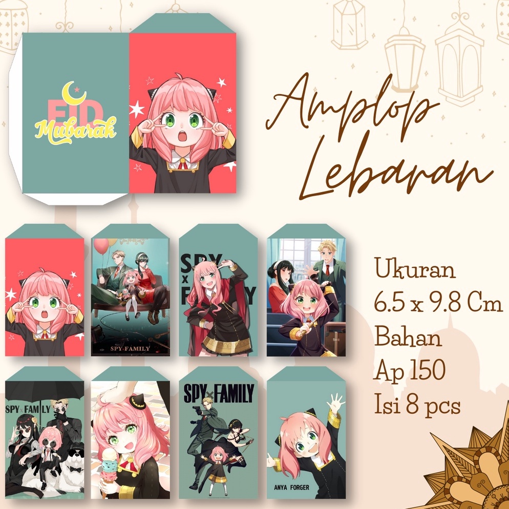 

Kirim sekarang amplop lebaran anime spy x family LQF