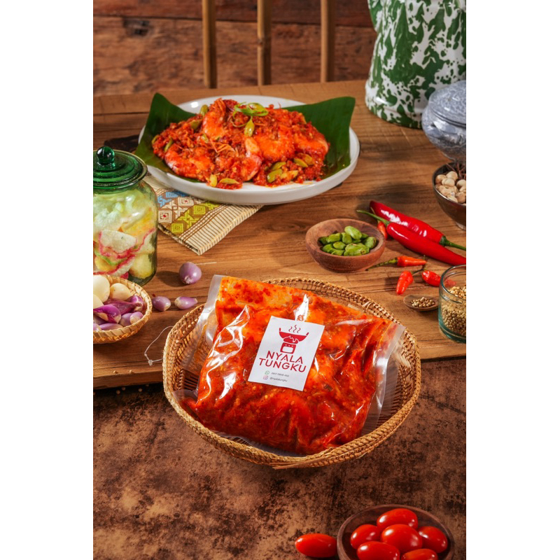 

Udang Pete Balado Nyala Tungku