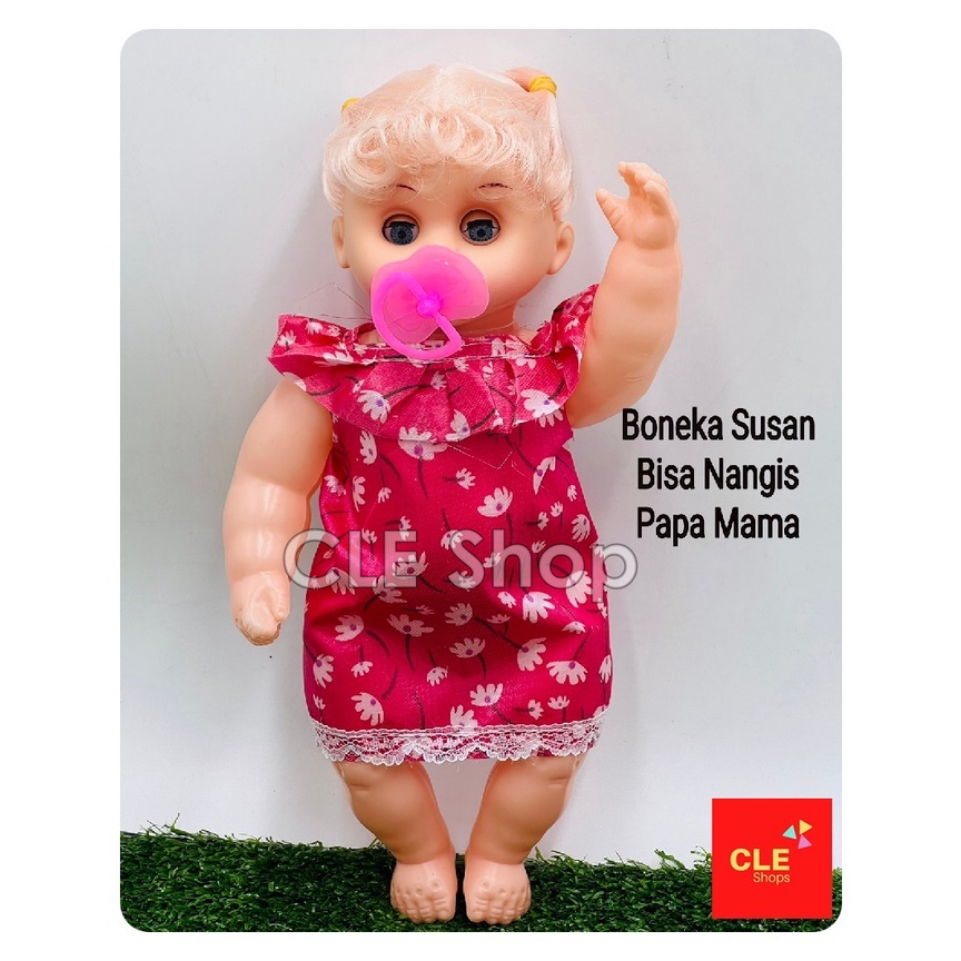Mainan anak perempuan Boneka Bisa Nangis Papa Mama/ Mainan Anak Boneka Dot nangis