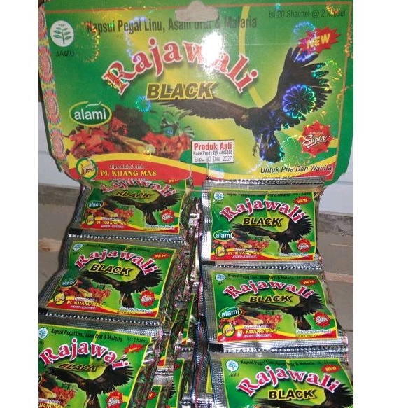 RAJAWALI BLACK KAPSUL ASAM URAT